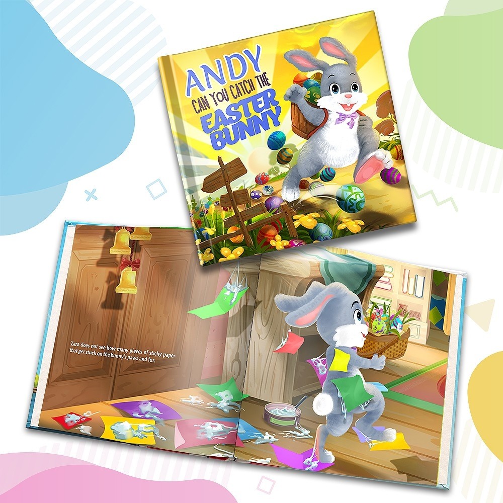 "Can You Catch the Easter Bunny?" Personalised Story Book