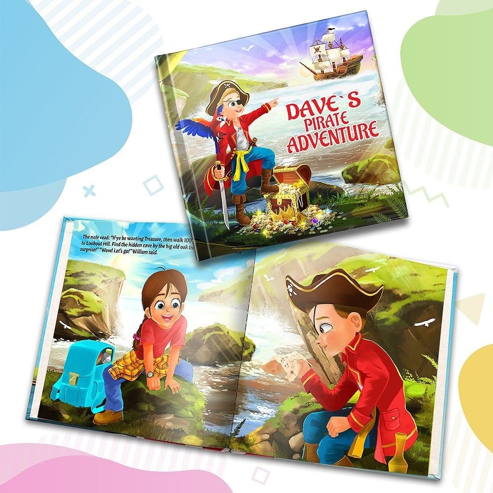 "Pirate Adventure" Personalised Story Book