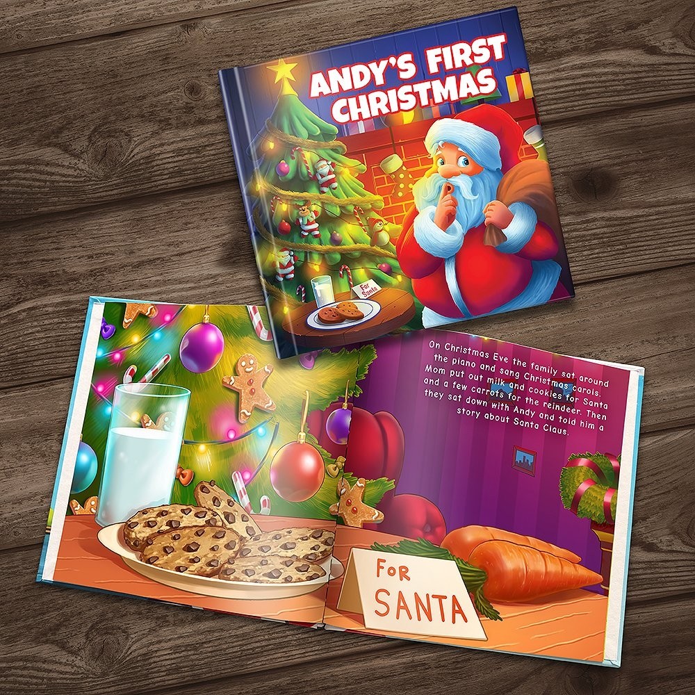 "First Christmas" Personalised Story Book - enBase