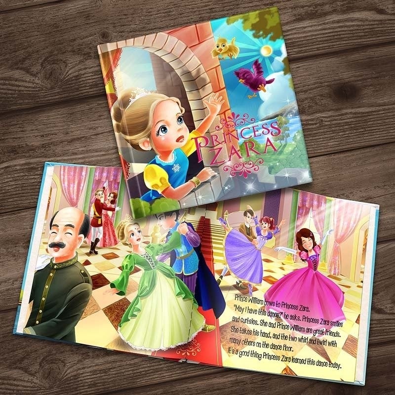 "The Princess" Personalised Story Book - enBase
