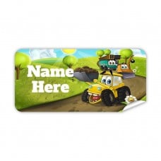 Building Friends Rectangle Name Label