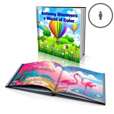 "Discovers a World of Colour" Personalised Story Book