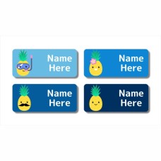 Pineapple Rectangle Name Labels