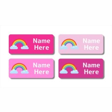 Rainbow Rectangle Name Labels