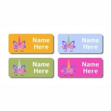 Unicorn Horn Rectangle Name Labels