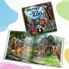 "Visits the Zoo" Personalised Story Book - IT
