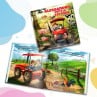 "Visits the Farm" Personalised Story Book - IT